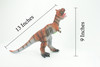 Carnotaurus, Horned Carnivore, Cretaceous Dinosaur, Hand Painted, Educational, Soft Rubber, Lifelike Model, Gift,    13"   AR11 B305 