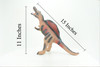Spinosaurus, Sail-back Dinosaur, Cretaceous, Hand Painted, Educational, Soft Rubber, Lifelike Model, Figurine, Replica, Gift,    15"   AR01 B300
