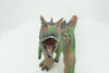 Carnotaurus, Horned Carnivore, Cretaceous Dinosaur, Hand Painted, Educational, Soft Rubber, Lifelike Model, Gift,    19"   AR15 B310 