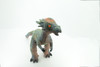 Pachycephalosaurus, thick-headed lizard, Cretaceous Dinosaur, Hand Painted, Educational, Soft Rubber, Lifelike Model, Gift,    18"   AR14 B310 