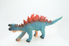 Stegosaurus, Plate-backed Dinosaur, Jurassic, Hand Painted, Educational, Soft Rubber, Lifelike Model, Gift,    18"   AR16 B310 