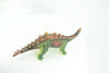 Stegosaurus, Plate-backed Dinosaur, Jurassic, Hand Painted, Educational, Soft Rubber, Lifelike Model, Gift,    14"   AR02 B300 