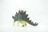 Stegosaurus, Plate-backed Dinosaur, Jurassic, Hand Painted, Educational, Soft Rubber, Lifelike Model, Gift,    12"   AR06 B304 