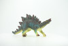Stegosaurus, Plate-backed Dinosaur, Jurassic, Hand Painted, Educational, Soft Rubber, Lifelike Model, Gift,    12"   AR06 B304 