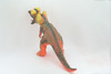 Dilophosaurus, Double-Crested Lizard, Early Jurassic period, Hand Painted, Educational, Soft Rubber, Lifelike Model, Gift,    19"   AR18 B310 