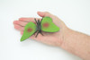 Butterfly, Green, Hand Painted, Rubber Insect, Educational, Toy, Kids, Realistic Figure, Lifelike Model, Replica,  5 1/2 Inches.