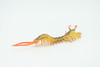 Centipede, Brown, Predatory arthropods, Hand Painted, Rubber Insect, Educational, Realistic Figure, Lifelike Model, Gift,    7"    AR20 B329