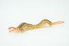 Centipede, Brown, Predatory arthropods, Hand Painted, Rubber Insect, Educational, Realistic Figure, Lifelike Model, Gift,    7"    AR20 B329