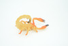 Scorpion, Scorpios, Hand Painted, Rubber arachnid, Educational, Realistic Figure, Lifelike Model,  5 Inches Long, 3 inches Tall.
