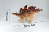 Stegosaurus Dinosaur, Late Jurassic period, Very Nice Plush, Stuffed Dinosaur, Educational, Realistic Figure, Gift,      20"    WR15 BB315 