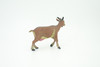 Goat, Domestic Goat, Educational, Hand Painted, Plastic Animal, Realistic, Toy Figure, Model, Replica, Kids, Gift,      5"   WR20 B233