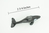 Orca, Killer Whale, Very Nice Plastic Animal, Educational, Toy, Kids, Realistic Figure, Lifelike Model, Figurine, Replica, Gift,   2 3/4"    F7045 B67