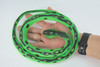 Green Garden Snake, Very Nice Rubber Reptile Design, Educational, Toy, Kids, Realistic Figure, Lifelike, Replica, Gift,    42"   WR28 BB316