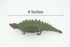 Dinosaur, Stretchable, Squishy, Squeezable, Very nice Soft Rubber Reptile, Educational, Realistic, Hand Painted, Figure, Replica, Gift,    6"     US09 B59