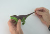 Dinosaur, T-Rex, Stretchable, Squishy, Squeezable, Very nice Soft Rubber Reptile, Educational, Realistic, Hand Painted, Figure,  Gift,    6"     US10 B59