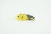 Ladybug, Beetle, Yellow, Very Nice Rubber Insect, Educational, Realistic Hand Painted, Figure, Lifelike Model, Figurine, Replica, Gift,    1 1/2"   US20 B44