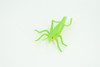Grasshopper, Very Nice Rubber Insect, Educational, Realistic Hand Painted, Figure, Lifelike Model, Figurine, Replica, Gift,     2 1/2"   US23 B44