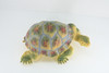 Tortoise, High Quality, Soft Rubber Turtle, Hand Painted, Realistic Reptile, Toy Figure, Model, Replica, Kids, Educational, Gift,     12"   IM09 B655