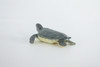 Green Sea Turtle, High Quality, Hard Rubber Turtle, Realistic Reptile, Hand Painted, Educational, Realistic, Diorama Figure, Model, Replica, Toy, Gift,  3 1/2 Inches.