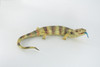 Blue Tongue Skink, High Quality, Hard Rubber Lizard, Hand Painted, Realistic Reptile, Toy Figure, Model, Replica, Kids, Educational, Gift,    15"   IM11 B657