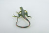Iguana, High Quality, Hand Painted, Hard Rubber Lizard, Realistic Reptile, Toy Figure, Model, Replica, Kids, Educational, Gift,    15"    IM14 B654