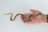 Coral snake, High Quality, Hand Painted, Hard Rubber, Realistic Reptile, Toy Figure, Model, Replica, Kids, Educational, Gift, 10"