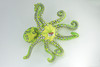 Octopus, Green Plush Animal, Soft, Stuffed Toy, Educational, Realistic, Beautiful Design, Figure, Lifelike, Replica, Gift,      14"   RI52 B661