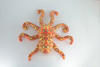 Octopus, Orange, Plush Animal, Soft, Stuffed Toy, Educational, Realistic, Beautiful Design, Figure, Lifelike, Replica, Gift,      14"   RI53 B663