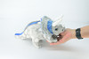 Triceratops, Plush Dinosaur, Soft, Stuffed Reptile Toy, Educational, Realistic, Beautiful Design, Figure, Lifelike, Replica, Gift,      13"   RI57 B659