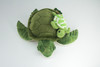 Sea Turtle with Baby, Very Cute Plush Reptile, Soft, Stuffed Toy, Educational, Realistic, Beautiful Design, Figure, Lifelike, Replica, Gift,     8"   RI63 B661