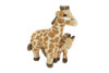 Giraffe with Baby, Very Cute Plush Animal, Soft, Stuffed Toy, Educational, Realistic, Beautiful Design, Figure, Lifelike, Replica, Gift, 10" RI64 B660