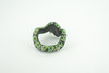Green Boa Snake Bracelet, Snake Wrist Band, Plastic Reptile, Educational, Realistic, Beautiful Design, Figure, Lifelike, Replica, Gift,     3"   RI70 B663 