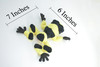 Yellow-Banded Poison Dart Frog, Very Nice Plush Amphibian, Stuffed Animal, Educational, Toy, Kids, Realistic Figure, Lifelike Model, Gift,    7"    FT19 B149 