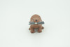Beaver, Reddish Brown Castor, Very Nice Rubber Animal, Educational, Realistic Figure, Lifelike Model, Figurine, Toy, Kids,  Gift,    2 1/4 Inches.   F3538 B138