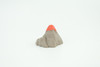 Volcano, Very Nice Rubber Design, Educational, Realistic, Hand Painted, Diorama Figure, Lifelike Model, Gift,   2 Inches.    SF80 B224