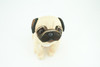 Pug Dog, Stuffed Animal Sitting, Plush Puppy, K9, Canine, Cute, Realistic Figure, Educational, Toy, Kids, Gift,    6 1/2 Inches,   WR30 BB227