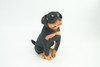 Rottweiler Dog, Stuffed Animal Sitting, Plush Puppy, K9, Canine, Cute, Realistic Figure, Educational, Toy, Kids, Gift,    7 Inches,   WR32 BB227