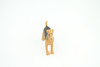 Airedale Dog, Rubber Canine, Hand Painted, Educational, Realistic,  K9, Figure, Model, Replica, Toys, Kids, Gift,    3 Inches. CH733 BB184