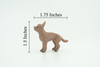 Chihuahua Dog, Rubber Canine, Hand Painted, Educational, Realistic, K9, Figure, Model, Replica, Toys, Kids, Gift, 1 3/4 Inches. CH737 BB184