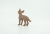 Chihuahua Dog, Rubber Canine, Hand Painted, Educational, Realistic, K9, Figure, Model, Replica, Toys, Kids, Gift,   1 3/4 Inches.   CH737 BB184