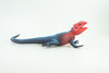 Flat Headed Rock Agama, Museum Quality, Educational, Hand Painted, Rubber Lizard, Realistic, Diorama, Toy, Kids, Gift,  9 Inches.  CH749 BB183