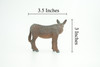 Donkey, Burro, Jack, Museum Quality, Educational, Hand Painted, Rubber Animal, Realistic, Diorama, Toy, Kids, Gift, 3 1/2 Inches. CH770 BB193