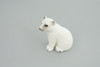 Polar Bear Life Cycle, 5 Piece Set, Museum Quality, Hand Painted, Educational, Rubber, Realistic, Diorama, Toys, Kids, Gift,   4 Inches.  CH777 BB182