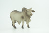 Brahman Bull, Zebuine-taurine, Museum Quality, Educational, Hand Painted, Rubber Cattle, Realistic, Diorama, Toy, Kids, Gift, 5 1/2 Inches.  CH779 BB182