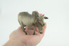 Brahman Bull, Zebuine-taurine, Museum Quality, Educational, Hand Painted, Rubber Cattle, Realistic, Diorama, Toy, Kids, Gift, 5 1/2 Inches. CH779 BB182