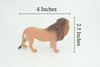 African Male Lion, Cat, King, Museum Quality, Hand Painted, Rubber, Realistic, Realistic Animal, Diorama, Toy, Kids, Gift, 4 Inches. CH782 BB182