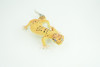 Leopard Gecko, Museum Quality, Educational, Hand Painted, Rubber Lizard, Realistic Reptile, Diorama, Toy, Kids, Gift,   7 Inches.  CH786 BB185