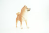 Shiba Inu Dog, Male, Museum Quality, Hand Painted, Educational, Rubber Canine, Realistic, K9, Diorama, Toys, Kids, Gift,   4 Inches.  CH789 BB186