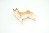 Shiba Inu Dog, Male, Museum Quality, Hand Painted, Educational, Rubber Canine, Realistic, K9, Diorama, Toys, Kids, Gift,   4 Inches.  CH789 BB186