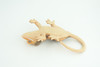 Crested Gecko, Eyelash Gecko, Museum Quality, Educational, Hand Painted, Rubber Lizard, Realistic Reptile, Diorama, Toy, Kids, Gift,   5 1/2 Inches.  CH792 BB186